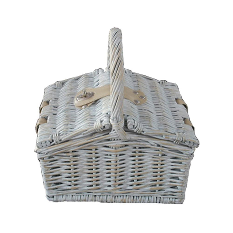 The Willow Basket Provence Mini Farmhouse Empty Picnic Basket