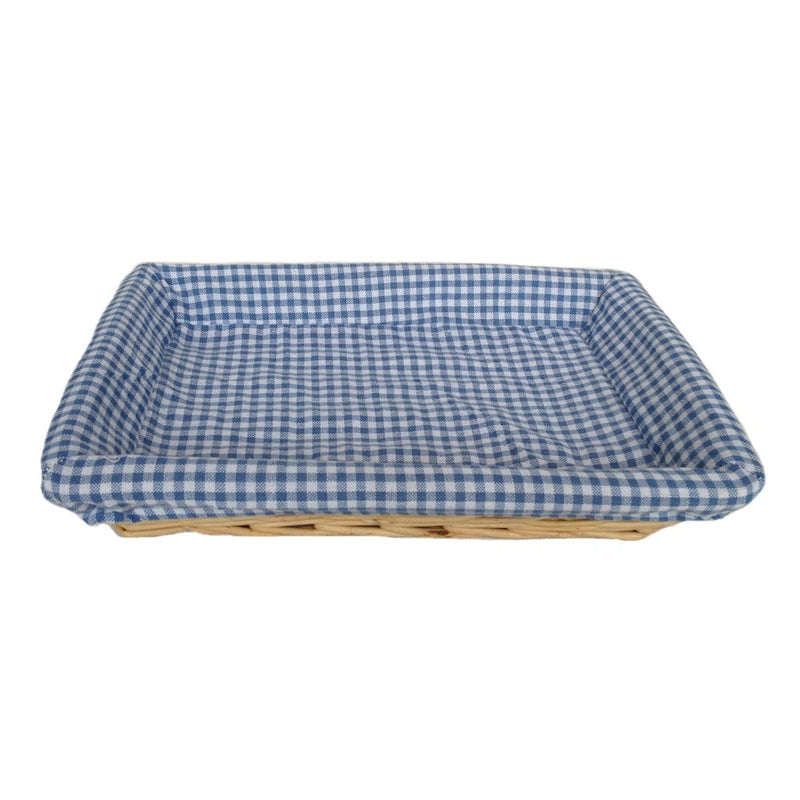 Flat Rectangular Wicker Tray