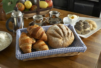 The Willow Basket Flat Rectangular Wicker Tray