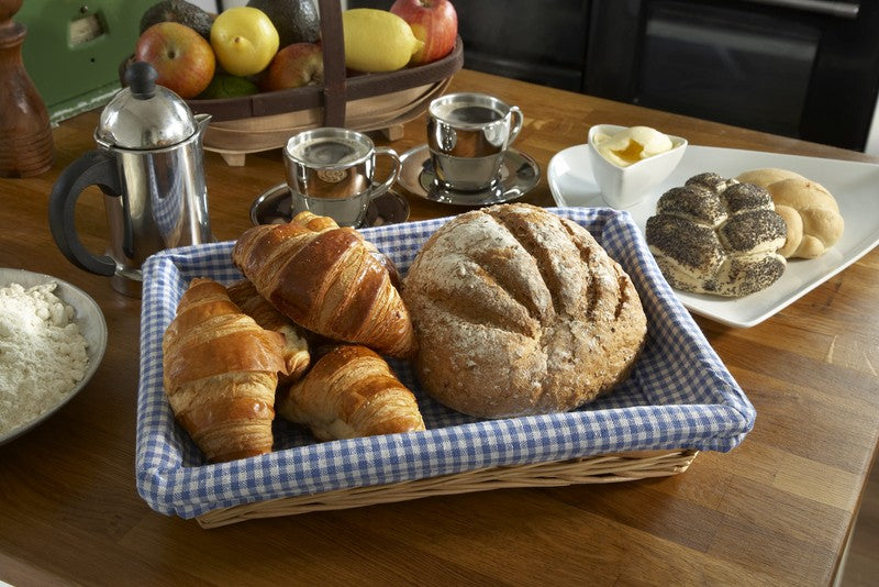 The Willow Basket Flat Rectangular Wicker Tray