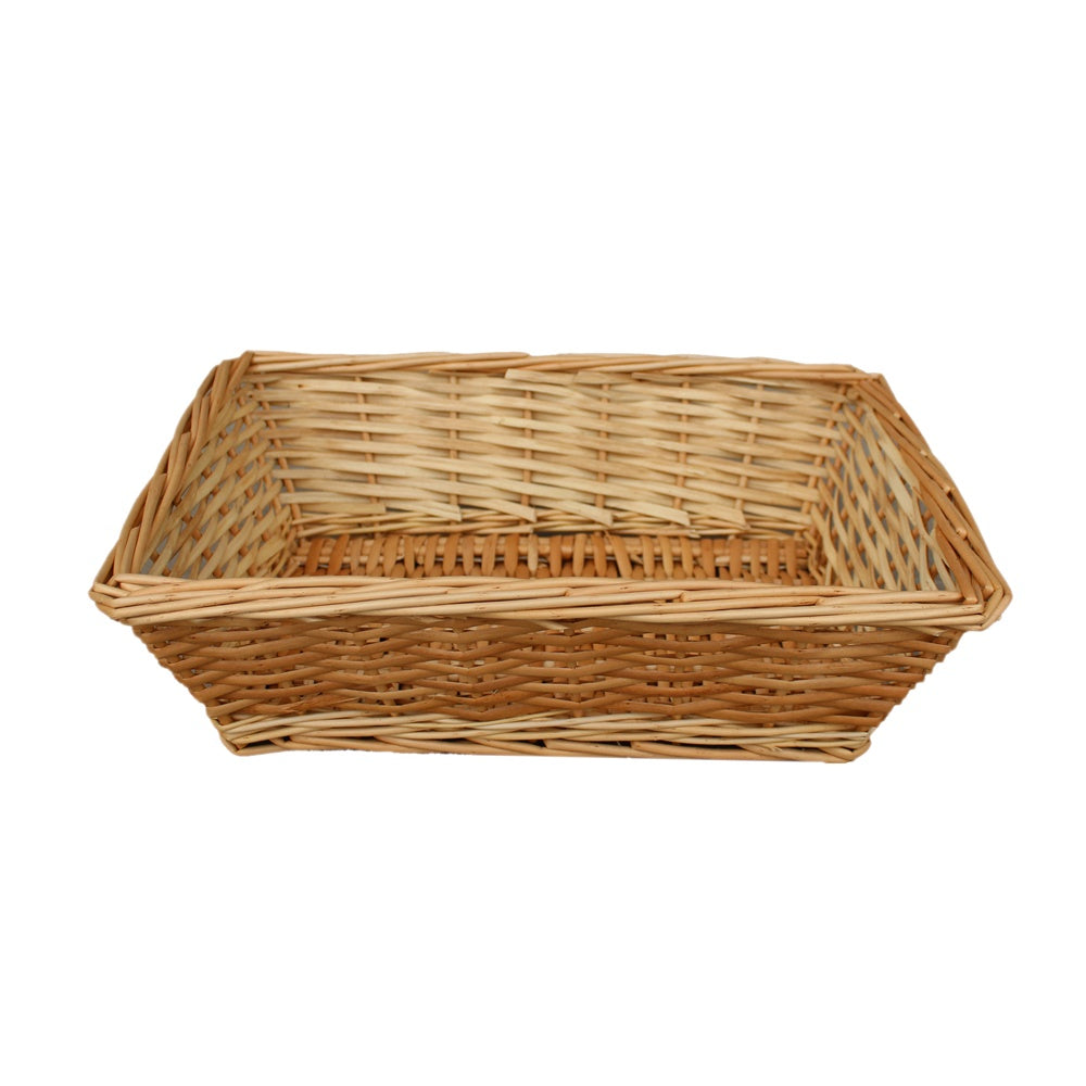 The Willow Basket Tapered Split Willow Serving Tray
