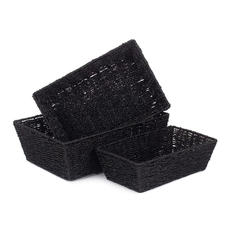 Black Paper Rope Display Tray