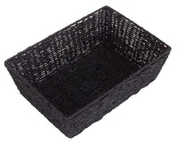 The Willow Basket Black Paper Rope Display Tray