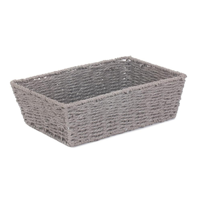 The Willow Basket Grey Paper Rope Display Tray