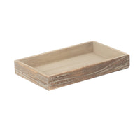 Shallow Wooden Plinth Tray