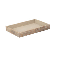 Shallow Wooden Plinth Tray