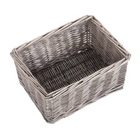The Willow Basket Antique Wash Finish Wicker Tray
