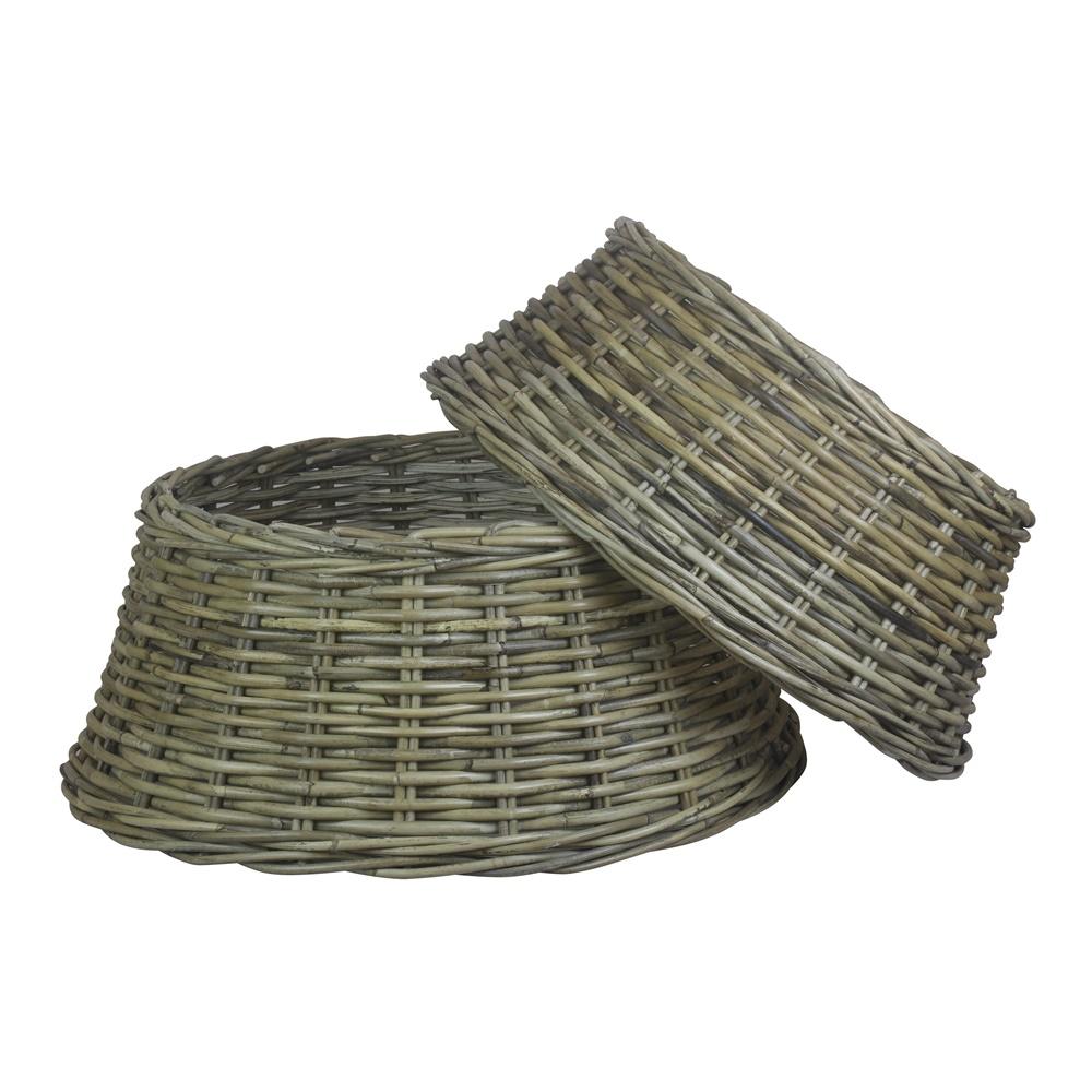 Grey wicker tree skirt ireland shop