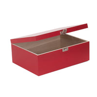 The Willow Basket Red Wooden Storage Box