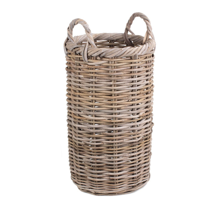 The Willow Basket Round Rattan Umbrella Basket