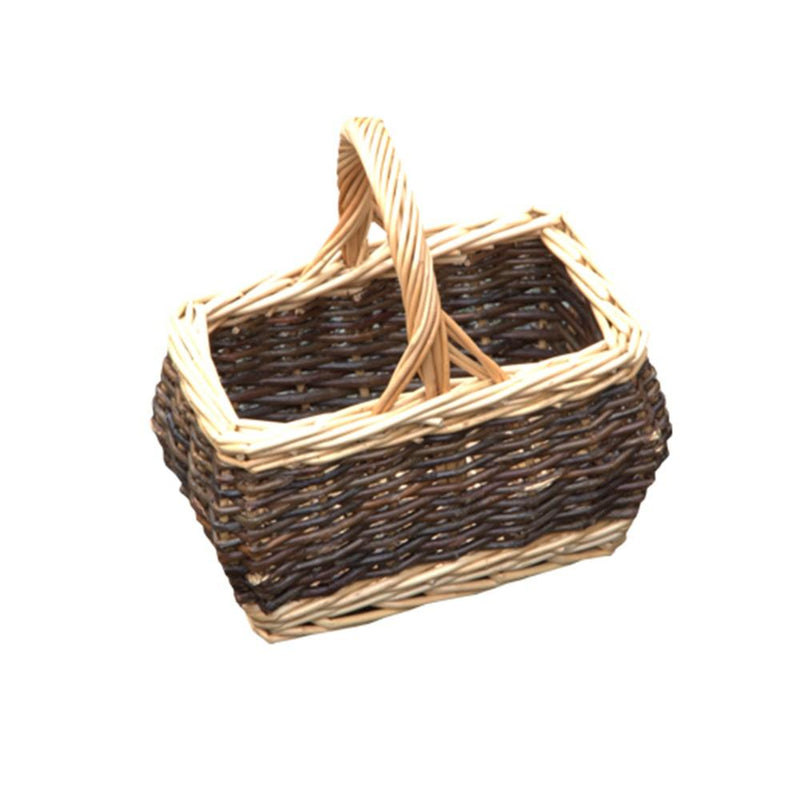 The Willow Basket Childs Rectangular Rustic Shopping Basket