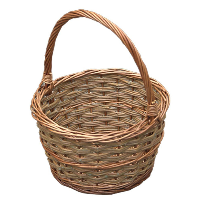 The Willow Basket Small Rustic Apple Shopping Basket