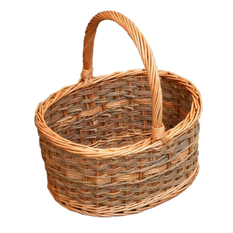 The Willow Basket Yorkshire Oval Shopping Basket