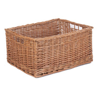 The Willow Basket Double Steamed Wicker Storage Basket