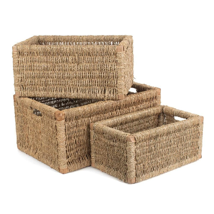 The Willow Basket Seagrass Storage Basket