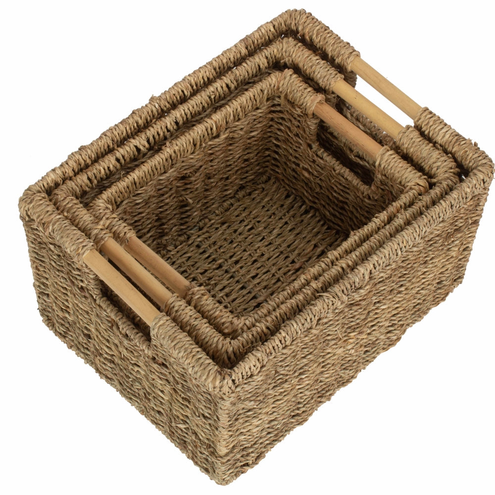 The Willow Basket Nordic Seagrass Storage Basket