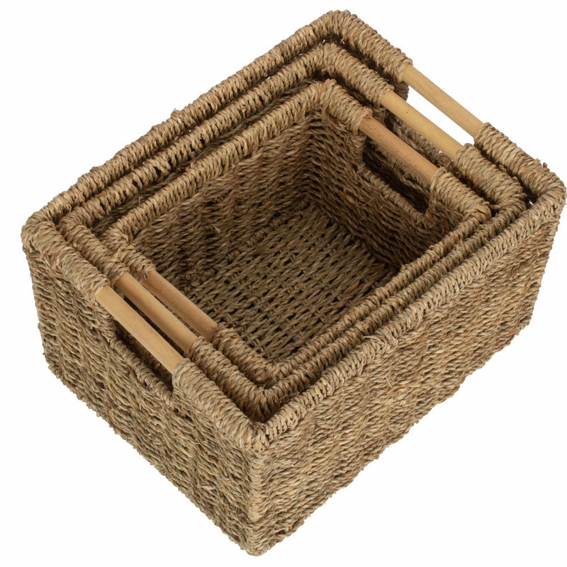 The Willow Basket Nordic Seagrass Storage Basket