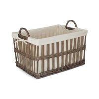 The Willow Basket Malmo Openwork Laundry Storage Basket