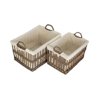 The Willow Basket Malmo Openwork Laundry Storage Basket