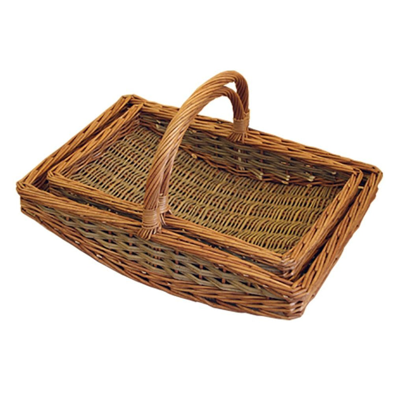 Set of 2 Boat Garden Trugs