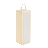 Single Bottle Wooden Box With Clear Acrylic Sliding Lid