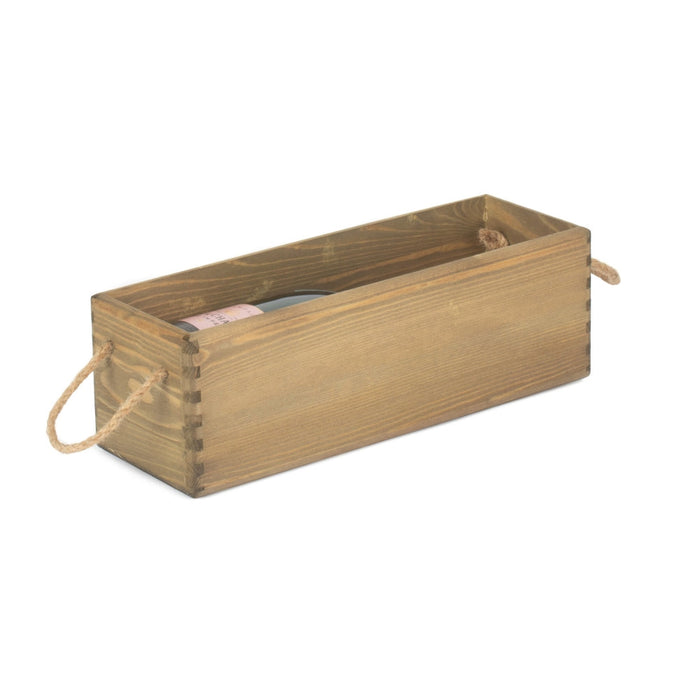 The Willow Basket Vintage Fired Champagne and Wine Planter