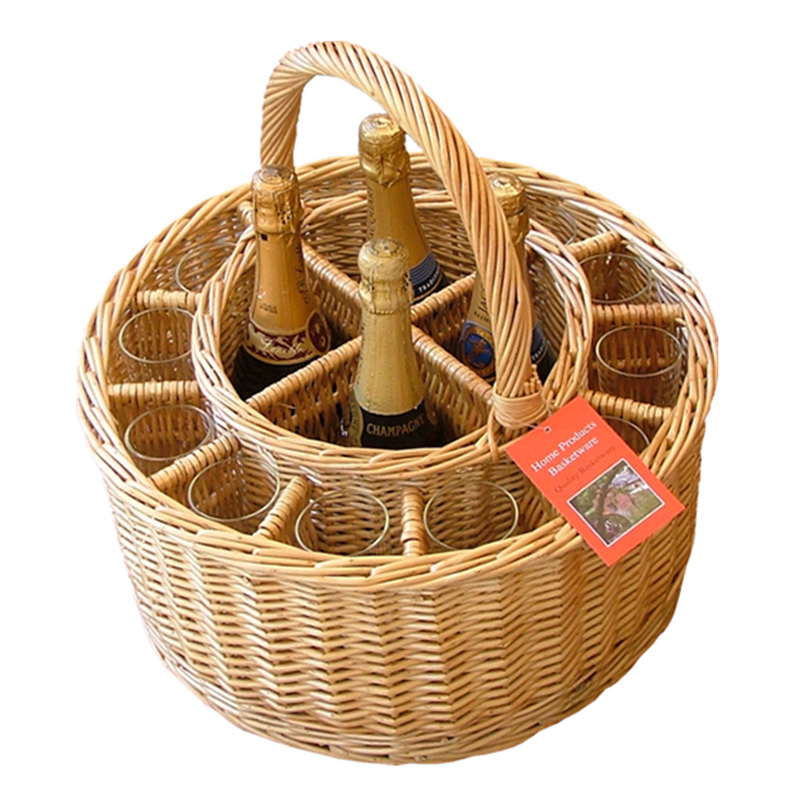 The Willow Basket Deluxe Celebration Drinks Basket