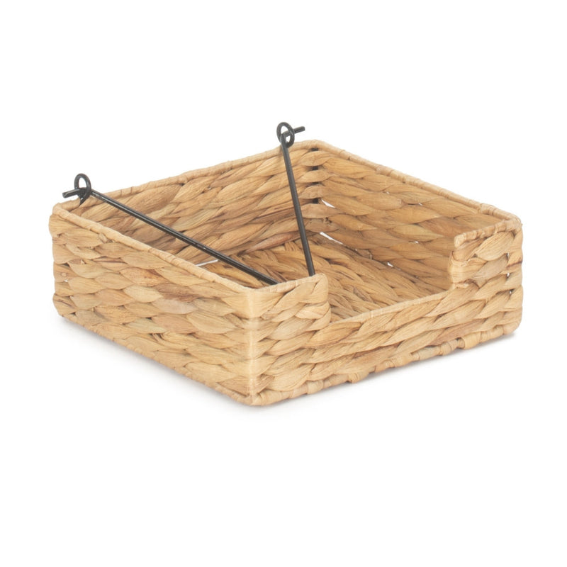 The Willow Basket Water Hyacinth Napkin Holder