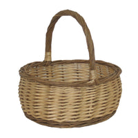 The Willow Basket Two Tone Mini Wicker Shopper Basket