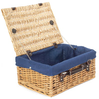 The Willow Basket Wicker Buff Picnic Basket
