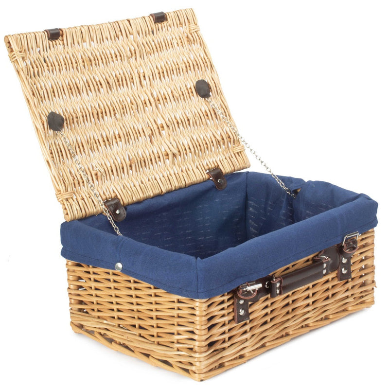 The Willow Basket Wicker Buff Picnic Basket