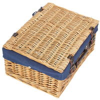 The Willow Basket Wicker Buff Picnic Basket