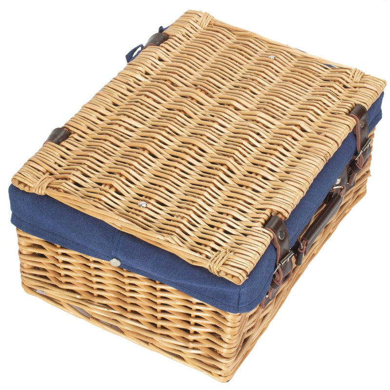 The Willow Basket Wicker Buff Picnic Basket