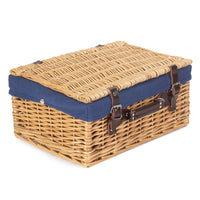 The Willow Basket Wicker Buff Picnic Basket