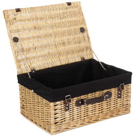 The Willow Basket Buff 51cm Picnic Basket