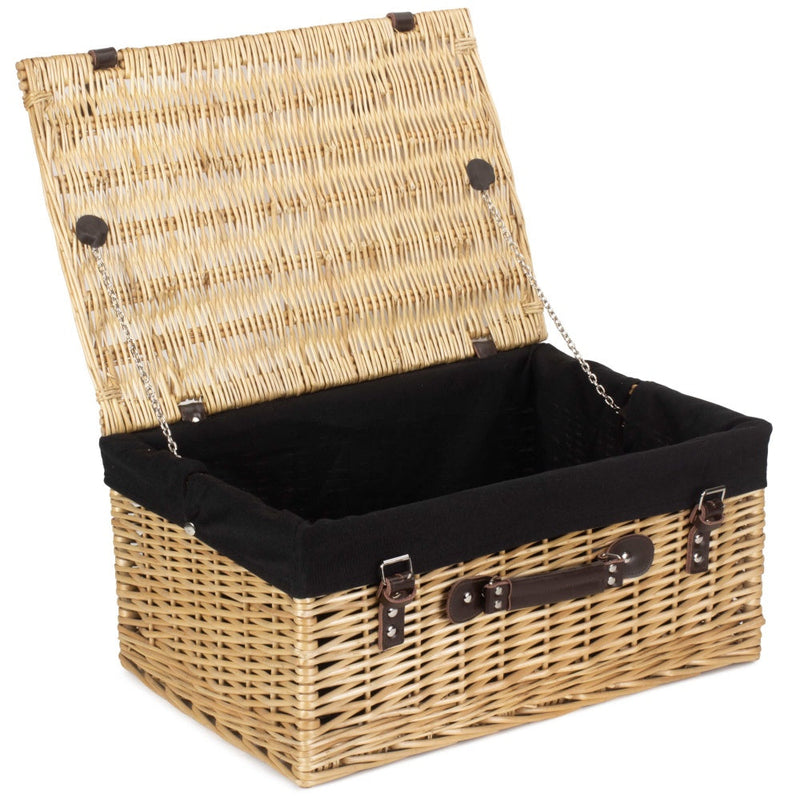 The Willow Basket Buff 51cm Picnic Basket