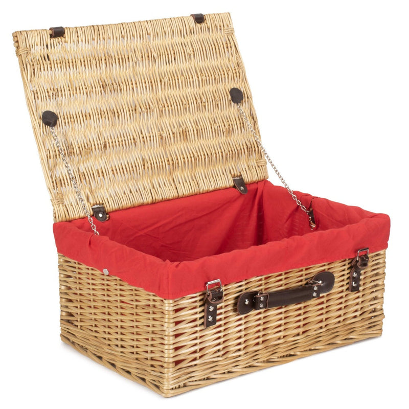 The Willow Basket Buff 51cm Picnic Basket