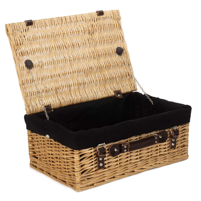 The Willow Basket Buff 45cm Picnic Basket