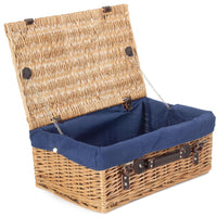 The Willow Basket Buff 45cm Picnic Basket