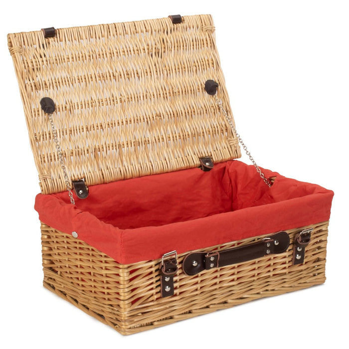 The Willow Basket Buff 45cm Picnic Basket
