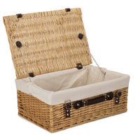 The Willow Basket Buff 45cm Picnic Basket