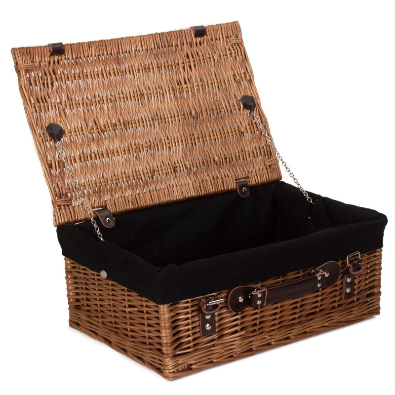 The Willow Basket 46cm Double Steamed Picnic Basket