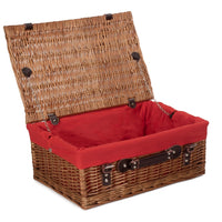 The Willow Basket 46cm Double Steamed Picnic Basket