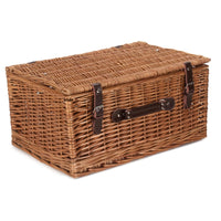 The Willow Basket 56cm Double Steamed Picnic Wicker Basket