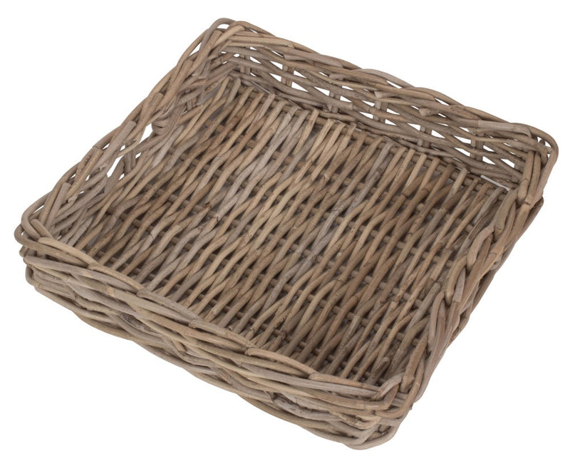 Square Rattan Serving Basket