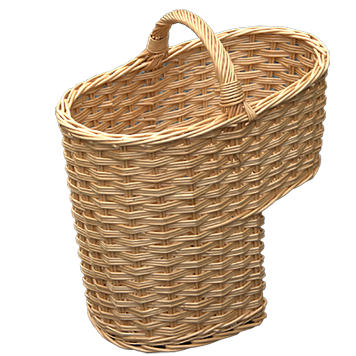 The Willow Basket Single Weave Stair Basket